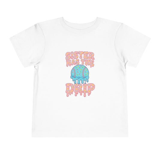Toddler Drip Ice Cream Bella+Canvas Tee, Cute Kids T-Shirt, Summer Apparel, Birthday Gift, Playtime Fashion, Fun Ice Cream Design